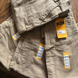 NWT Carhartt Loose Fit Canvas Pants 33x44
