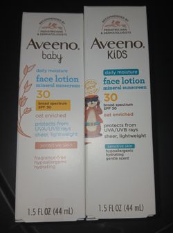 Aveeno Baby & Kids SPF 30 Face Lotion Set