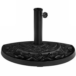 21.5lb Half Round Umbrella Base