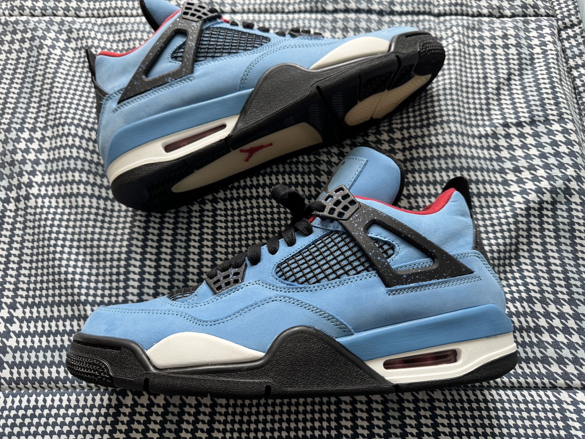 Travis Scott Air Jordan 4 Oiler Blue Sz 10.5 No Box