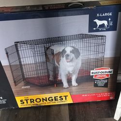 Extra Large Dog Crate Can Fit Up To Two Dogs