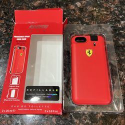 Ferrari Red iPhone 6 - iPhone 6s - Fragrance Spray Hard Case - Refillable 