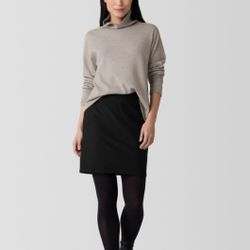 EILEEN  FISHER  FOLD OVER SHORT SKIRT 