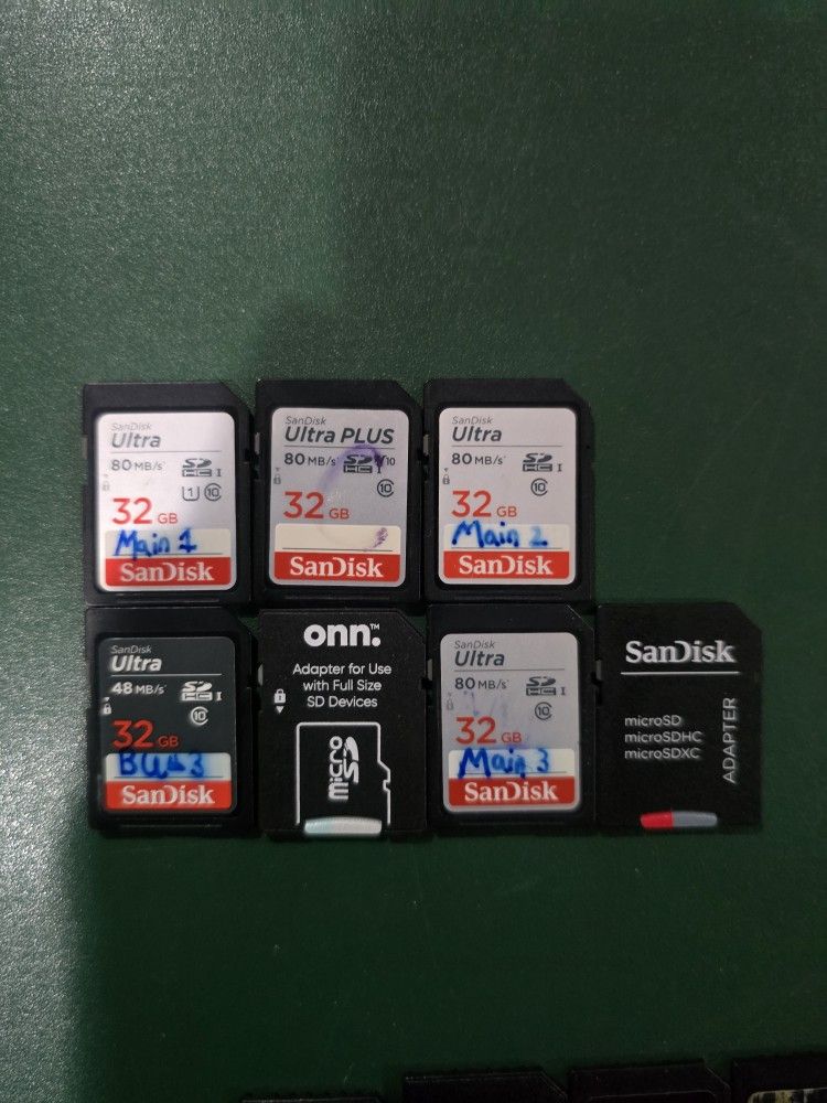 Lot Of SD Cards!