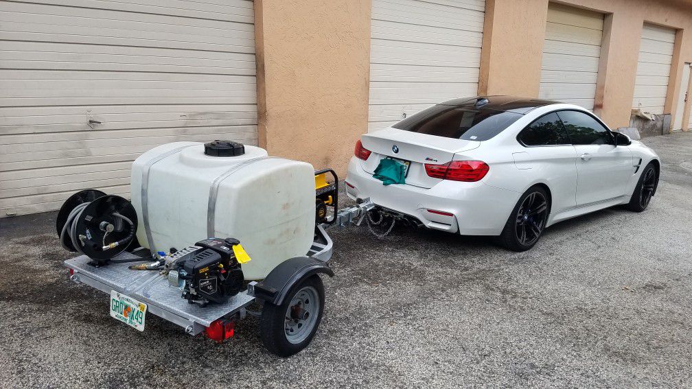 CAR WASH EQUIPMENT WITH TRAILER