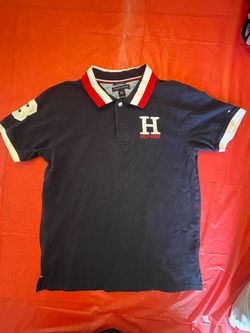 Tommy Hilfiger Boys' Striped Collar Embroidered Matt Polo Shirt