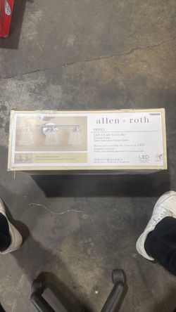 Allen + Roth Presli LED 3-Light Vanity Bar