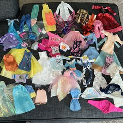 BIG Lot of Barbie Doll Clothing & Shoes