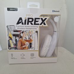 Pro Airex Bluetooth Headphones-white 