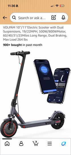 Dual suspension scooter