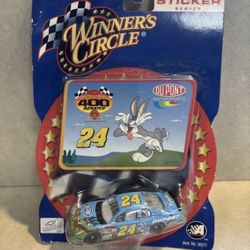 2002 Winners Circle JEFF GORDON #24 Bugs Bunny Driving Sticker Series 1/64