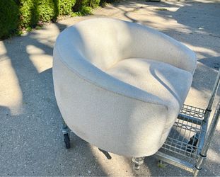 Upholstered Barrel Chair
