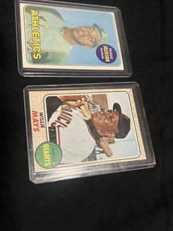 Reggie Jackson Rookie/ Willie mays 