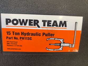 Power Team 15 Ton Hydraulic Puller Set