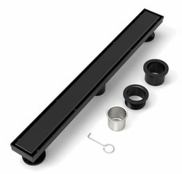 Black Linear Shower Floor Drain
