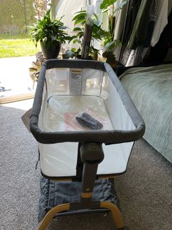 NEW Jimglo 3-in-1 Baby Bassinet | Bedside Sleeper | Adjustable Height