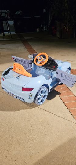 Bluey battery toy car