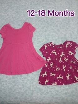 Baby Girl Dresses Size 12-18 Months 