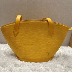 Louis Vuitton Saint Jacques Epi yellow bag