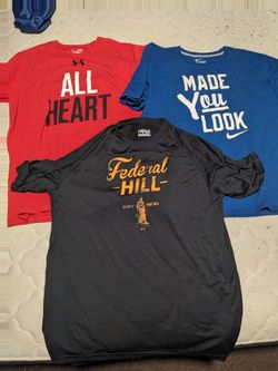 Mens Lot 9 Under Armour Shirts/Nike/American Eagle XL/XXL
