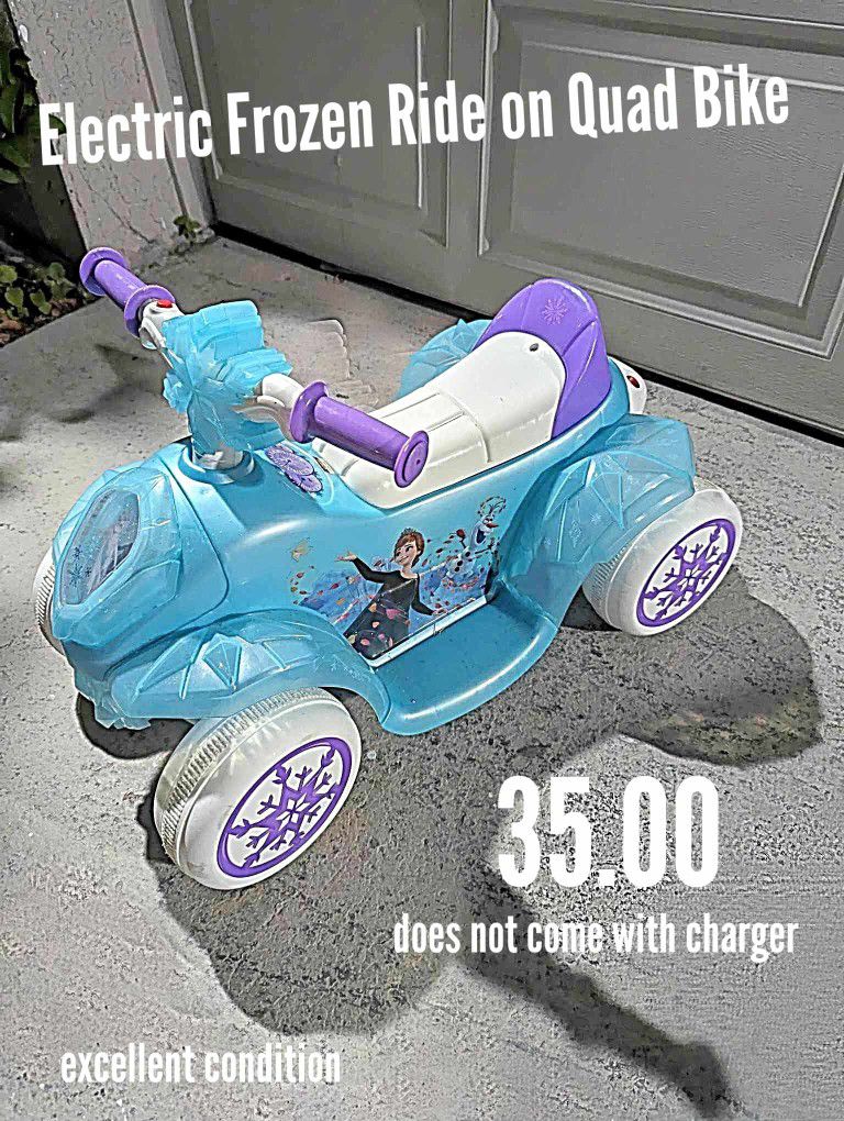 Electric Frozen Ride On Quad