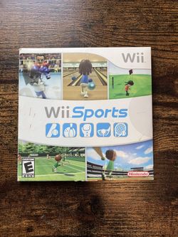 Wii Sports With Case And Manual