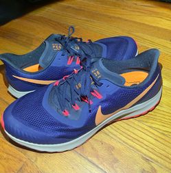 Nike Air Zoom Pegasus 36 Trail (Men Size 14 shoes) Obsidian & Crimson colorway