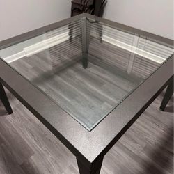 Glass Metal Table