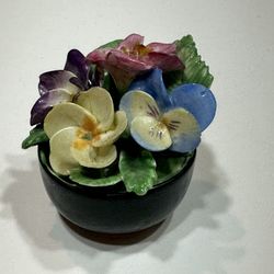 Vintage Coalport Bone China Flower Bowl A.D. 1750 Made in England 