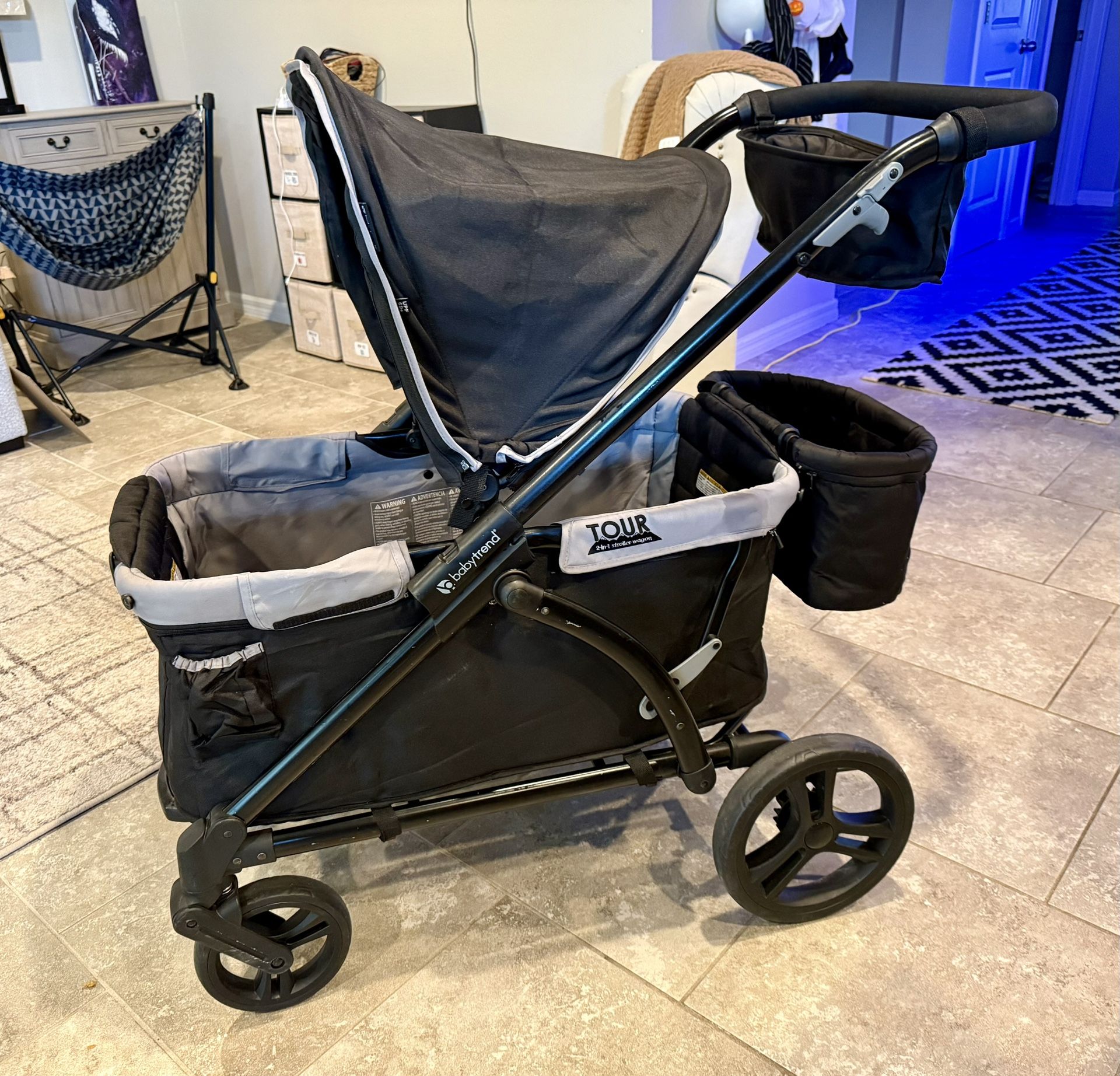 Babytrend Expedition 2-in-1 Stroller Wagon PLUS