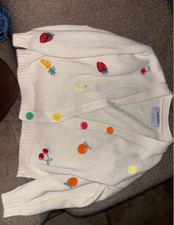 4T SUPER CUTE FRUIT CARDIGAN