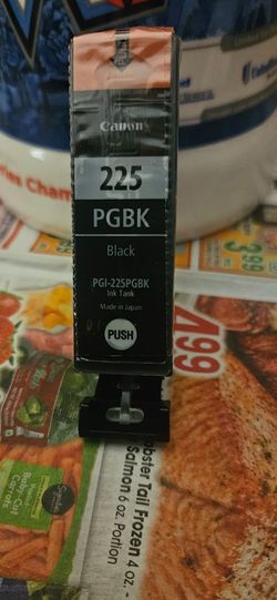 New, Canon PGI-225PGBK Black Ink Cartridge, firm.