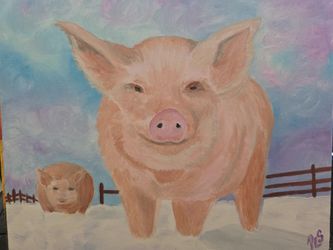 NEW Original Oil Painting On Canvas 8 X 10