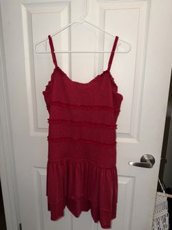 Red dress from Urban Outfitters