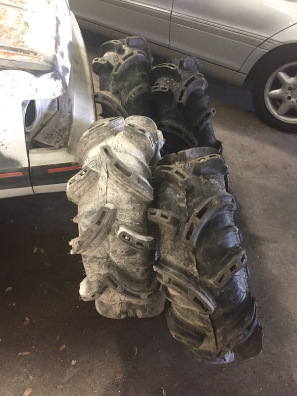 (4) 30" Gorilla Silverback ATV Tires (30x10x12)
