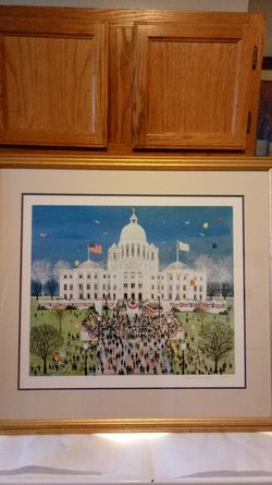 RARE MAXWELL MAYS FRAMED PRINT