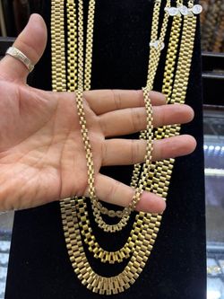 10k Rolex chain 16g 24” long