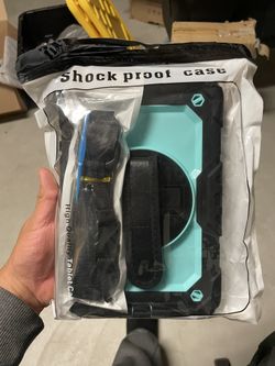 SEYMAC stock Case for iPad 6th / 5th Generation Case/Air 2 / Pro 9.7 inch, Heavy Duty Protective with Screen Protector, with Pencil Holder, Hand Strap