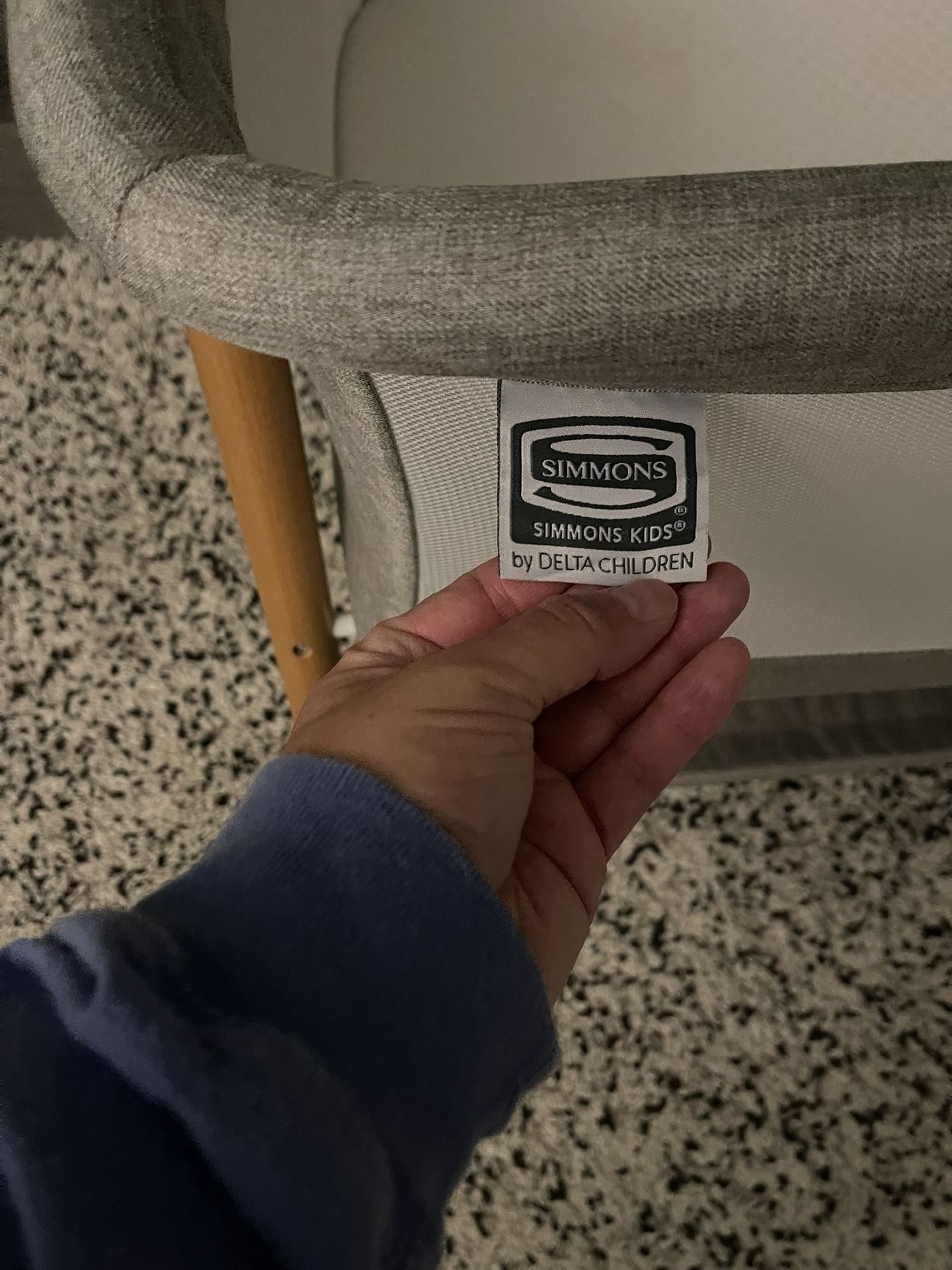 Simmons Kids Koi by the bassinet