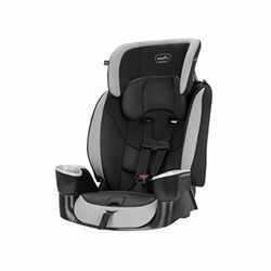 New!Evenflo maestro sport harness high back booster car seat granite grey 22-110lbs