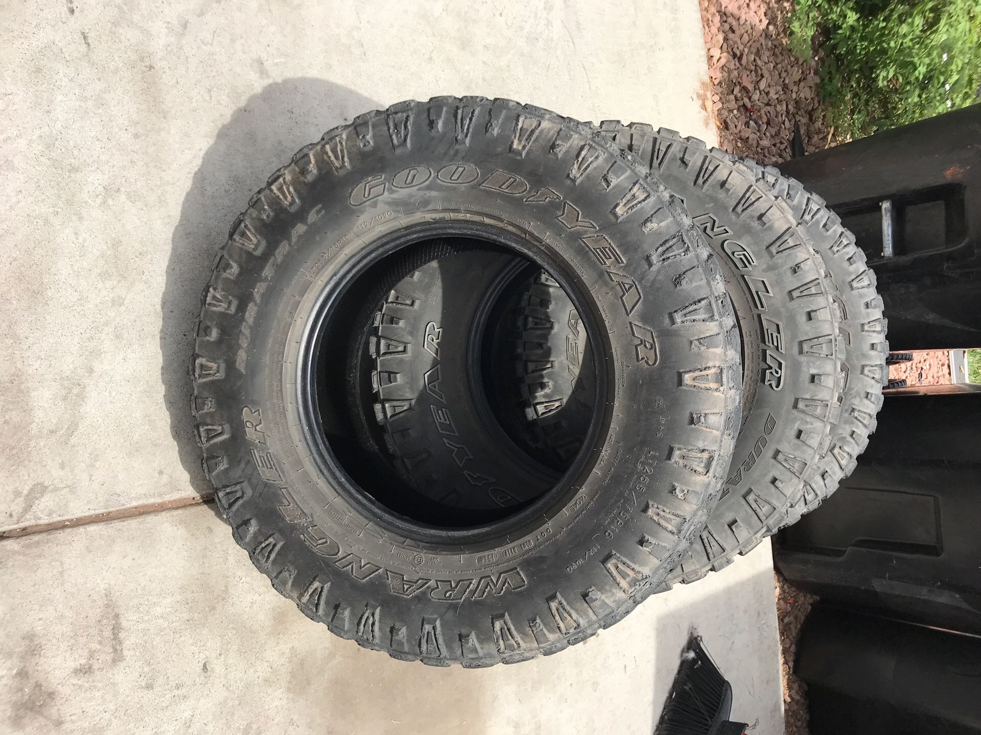 4 GOODYEAR WRANGLER 265/75 R16