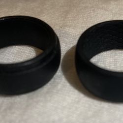 Black Rubber Wedding Bands