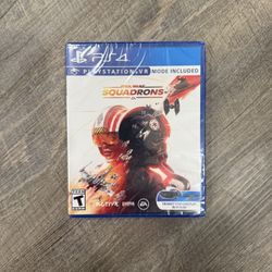 In Hand, Brand New, Never Opened Factory Sealed PS4 - Star Wars Squadrons - Video Game