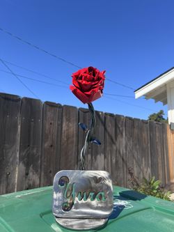 Metal Roses Hand Made 