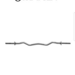 MARCY 1" Curl Bar And 30 Lbs Of Weight