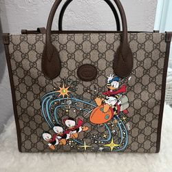 Authentic Gucci Donald Duck Tote Bag