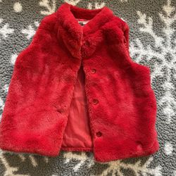 3T Holiday Red Vest- Like New! 