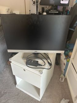 AOC Flat Screen Monitor with Power Adapter