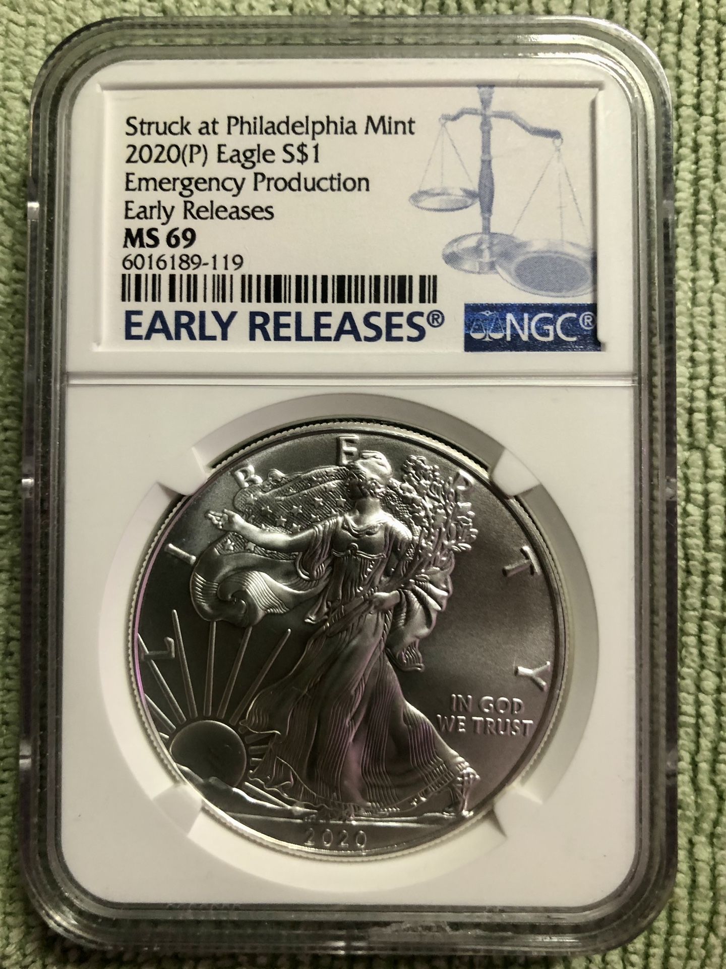 2020 (P) EP Silver Eagle 