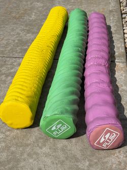 XL Pool Noodles Set of 3, in fair to good shape.